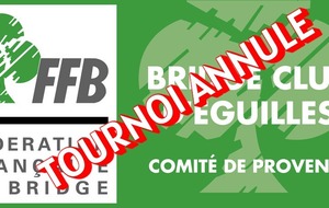 Pas de tournoi le vendredi 19