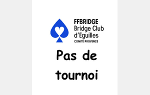 Pas de tournoi
